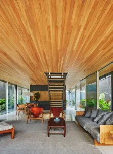 Forro de peroba clara