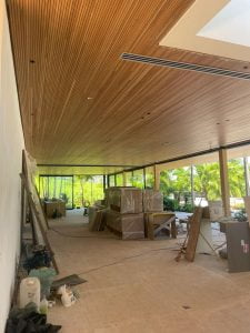 Forro de madeira tauar