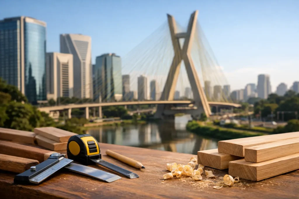 Projetos de madeira em São Paulo com precisão