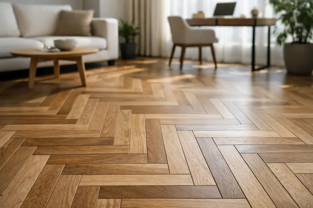 Paginação espinha parquet: como especificar