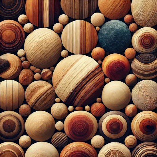 Variedade de madeiras