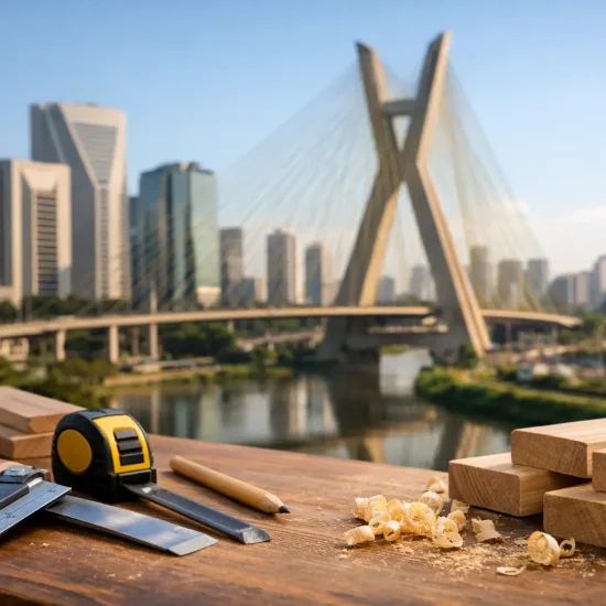 Projetos de madeira em São Paulo com precisão